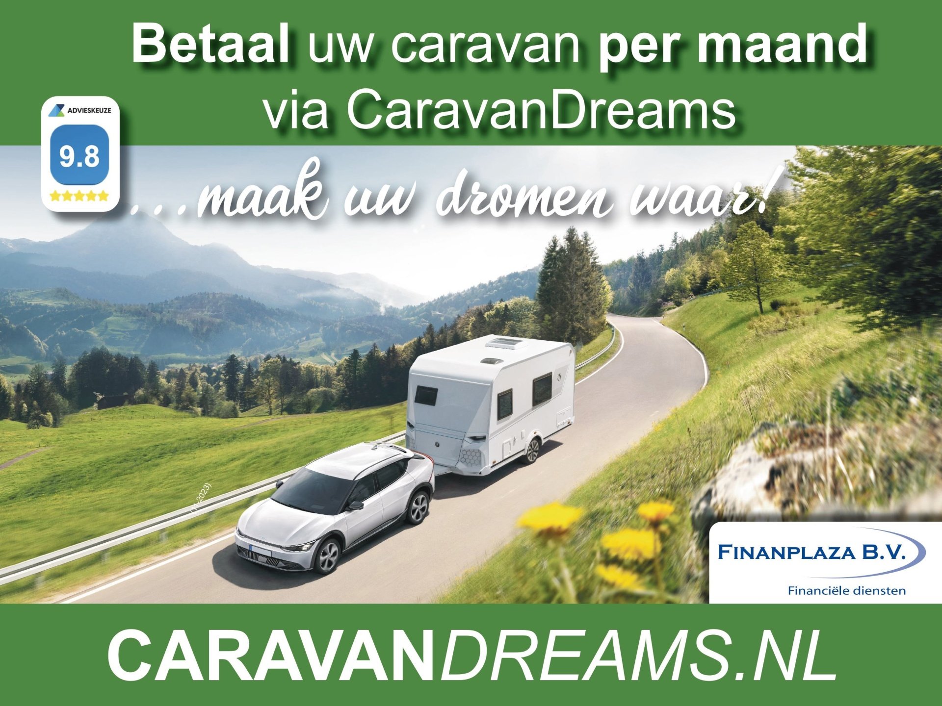 CaravanDreams: Bereken eenvoudig uw maandbedrag!